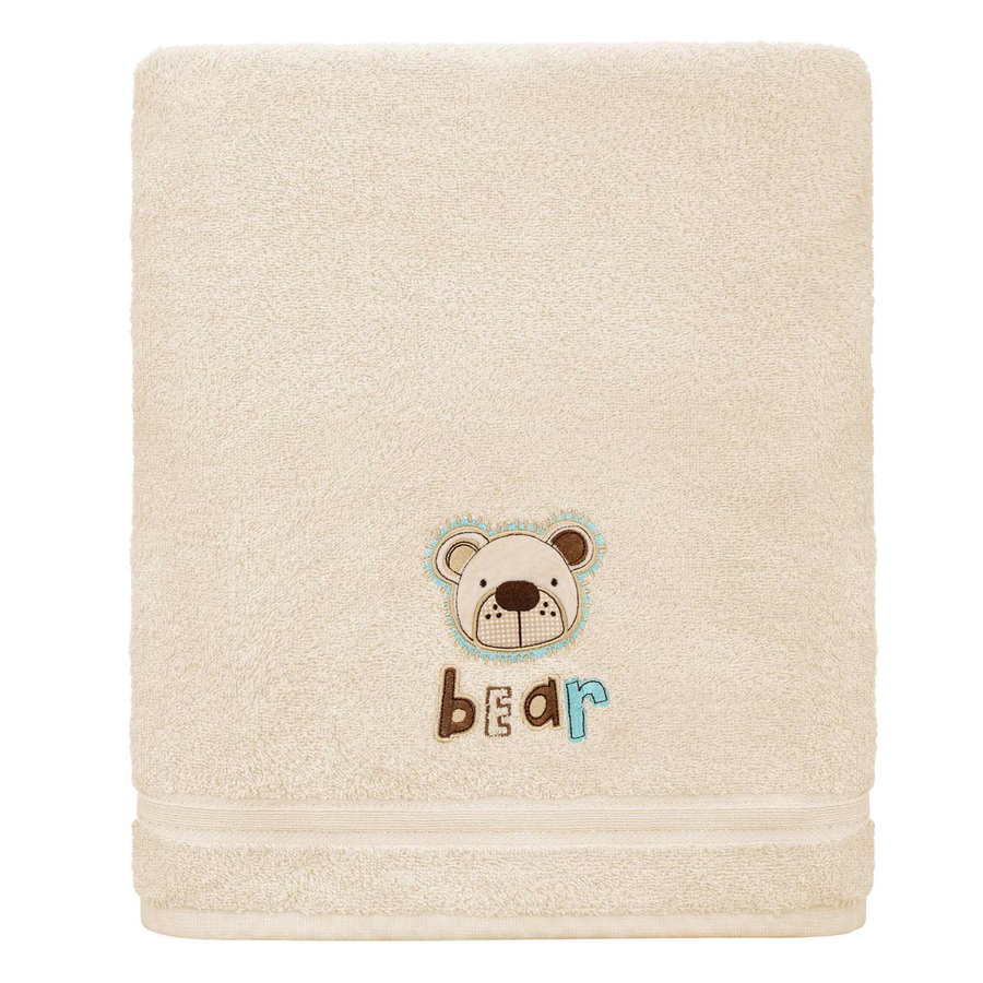 Beżowy gruby ręcznik dziecięcy model Teddy Spod Igły i Nitki – doskonałe chłonięcie wody