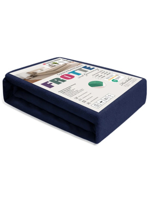 Białe elastyczne prześcieradło z gumką frotte 100% bawełna Sesto Senso – komfortowy sen