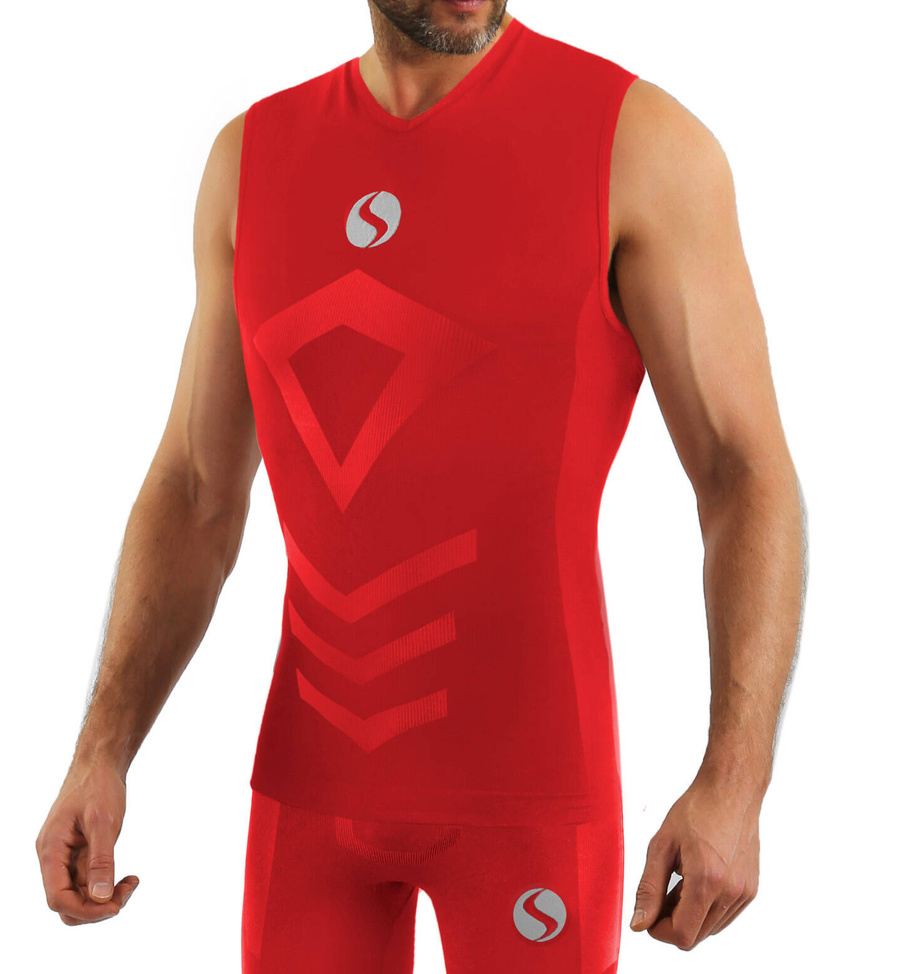 Koszulka Męska Bez Rękawów Termoaktywna CL38