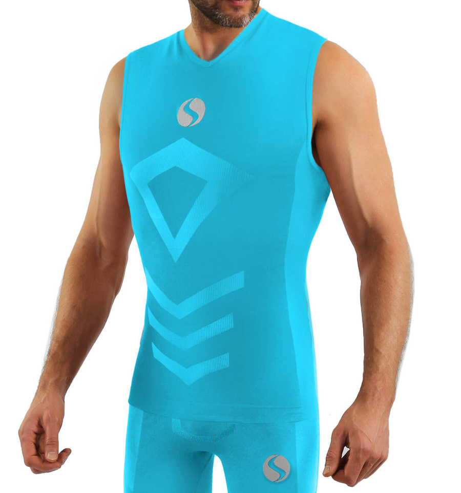 Koszulka Męska Bez Rękawów Termoaktywna CL38