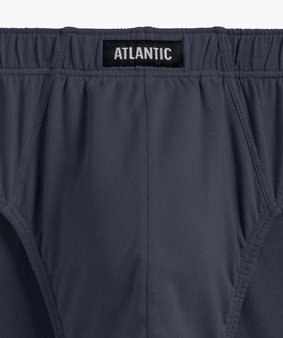 Czarne komfortowe slipy męskie 5-pack z bawełny Atlantic – maksymalny komfort użytkowania