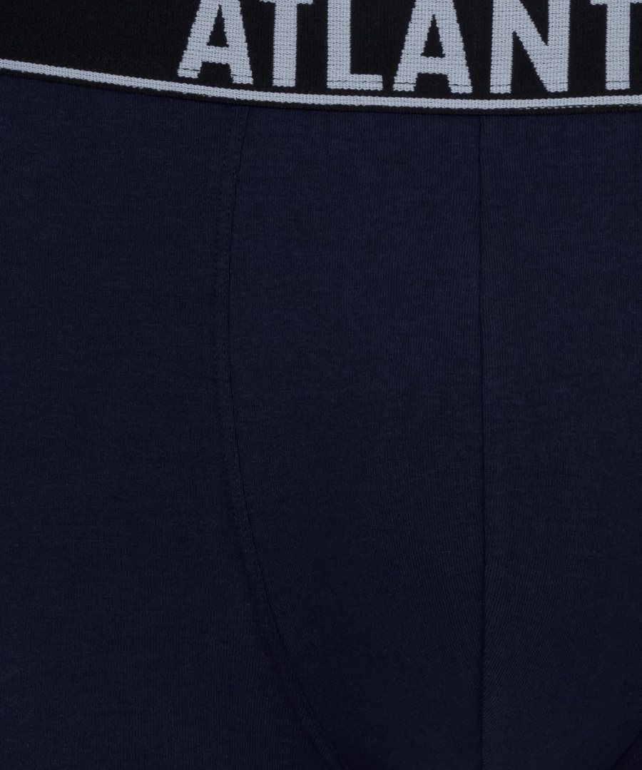 Granatowe bokserki męskie obcisłe 95% bawełna Atlantic – komfort na co dzień