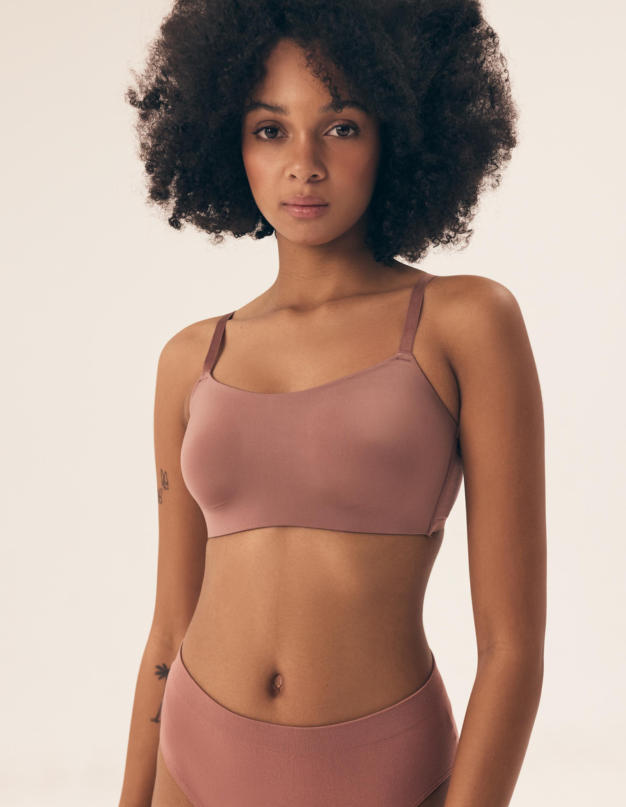 Biustonosz sportowy 42851 mauve