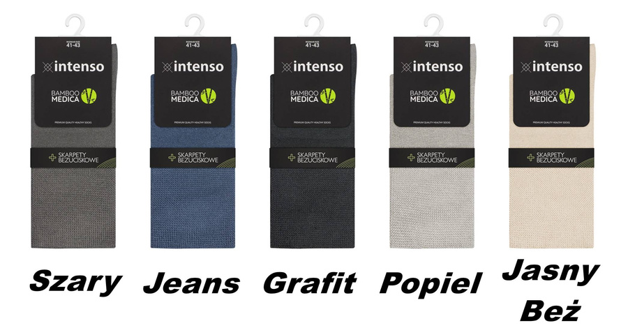 Skarpety medyczne BEZUCISKOWE Bamboo Medica