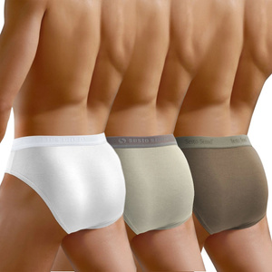 3x Slipy męskie z ozdobna gumą WILD CAT