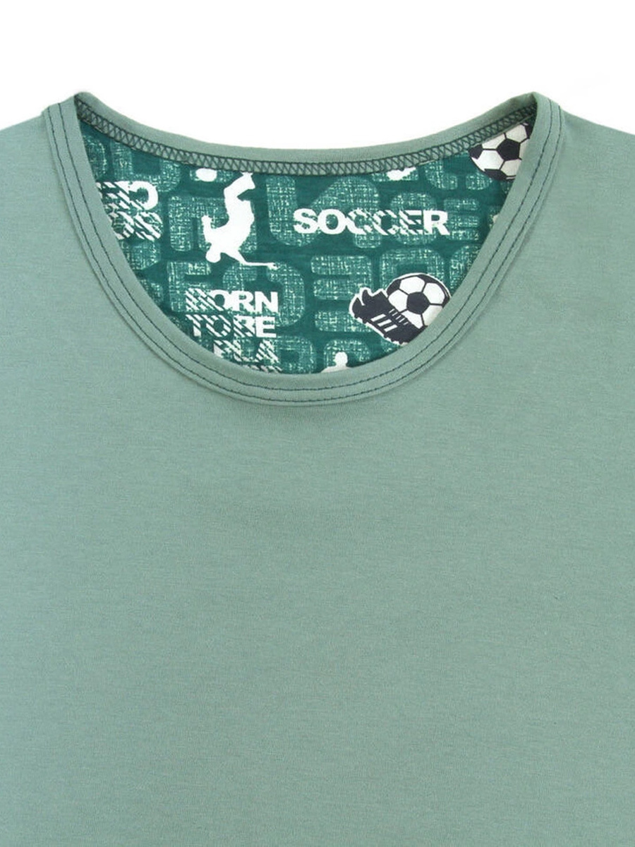 Piżama Męska Krótki Rękaw Krótkie Spodenki