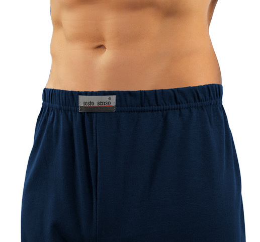 Piżama męska długa w paski dres 100% bawełna 2041/27 Sesto Senso – wygoda i styl