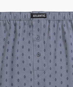 Szare wygodne majtki męskie 100% bawełna 2MBX-057 Atlantic – komfort na co dzień.