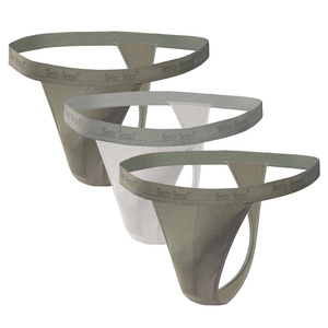 3X Stringi Męskie bawełniane typu Tanga