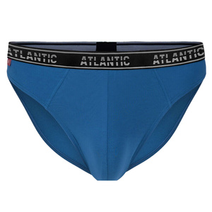 Niebieskie komfortowe slipy męskie 95% mikromodal Atlantic – wygoda na co dzień.