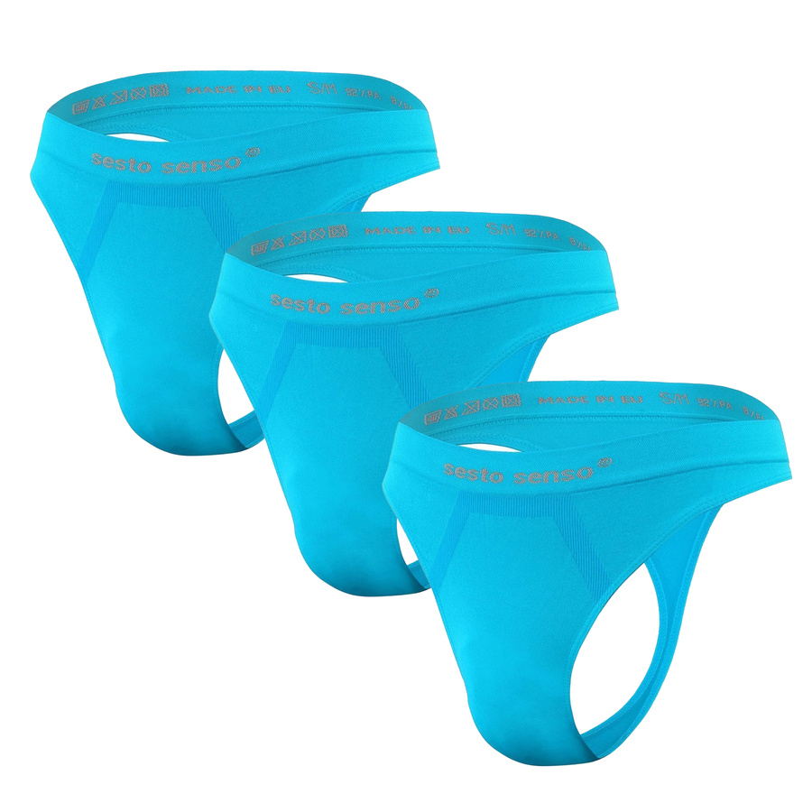 3x Stringi Męskie bezszwowe sportowe