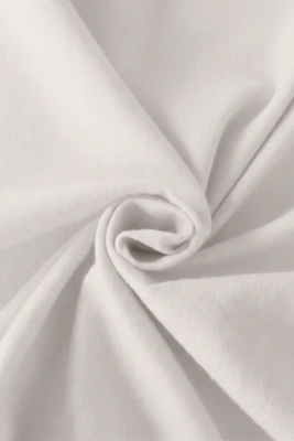 Prześcieradło Flanelowe Szare Bez Gumki