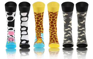 3X Kolorowe Skarpety NIE DO PARY