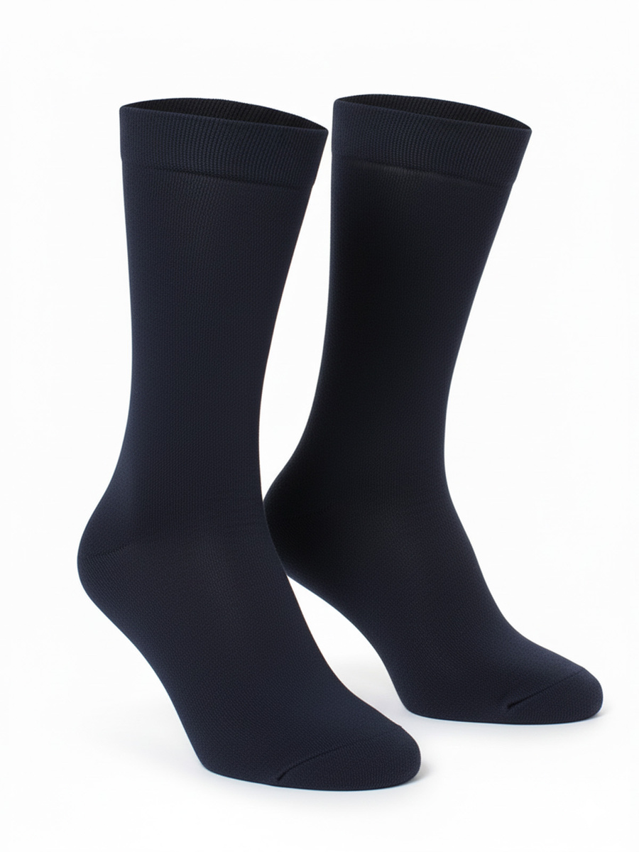 Skarpetki Męskie Garniturowe Gładkie