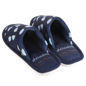Kapcie męskie granatowe