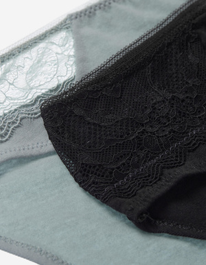 Majtki z wysokim stanem Hally 2-pak