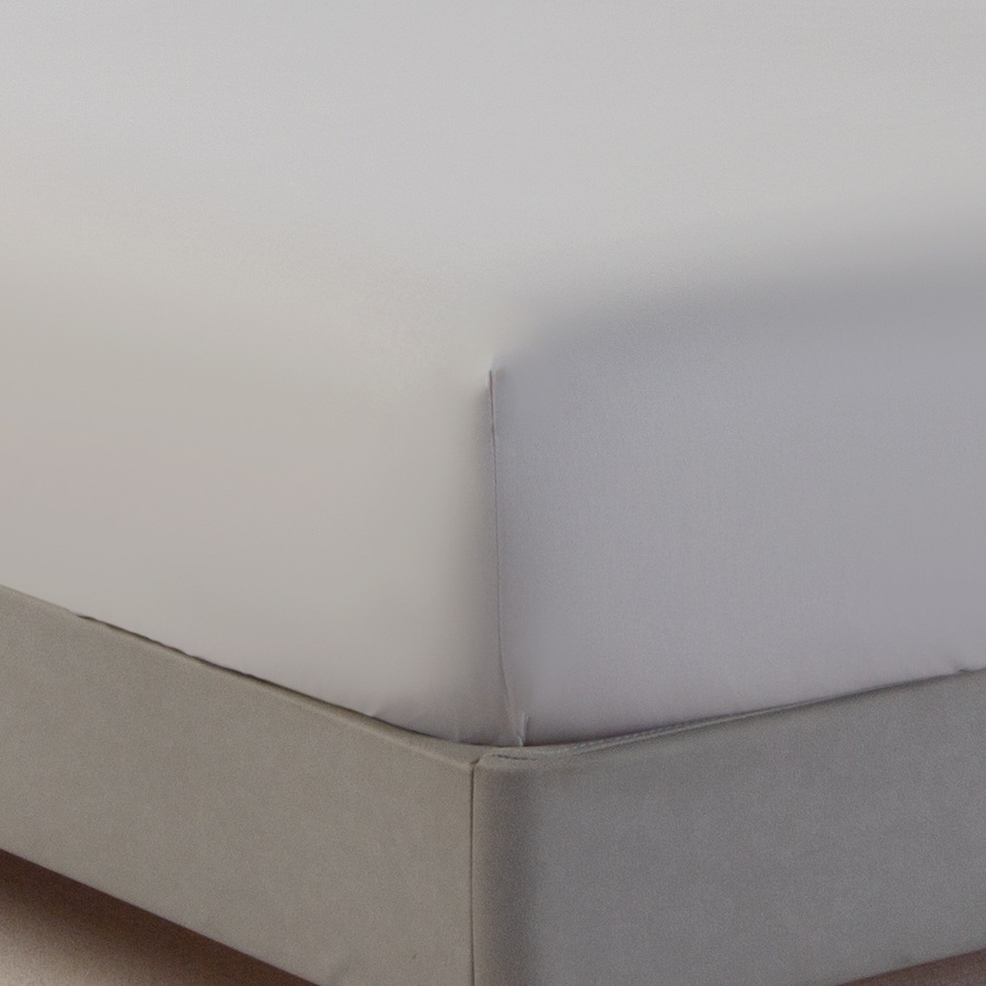 PRZEŚCIERADŁO SATYNA SZARY