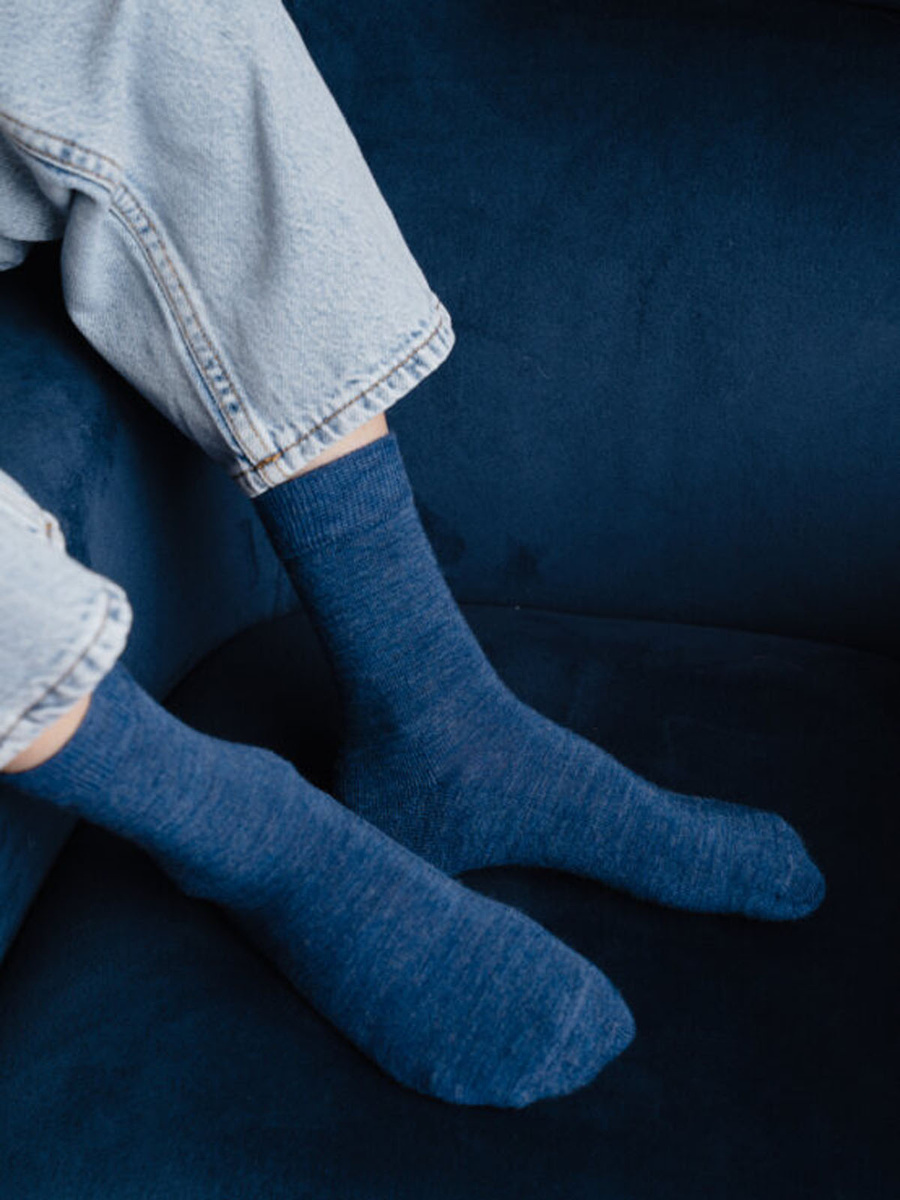 Wełniane skarpetki dziecięce 20-34 frotta Merino Wool Steven – komfort i ciepło