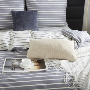 Szara dwustronna pościel Satynowa Model S055 Spod Igły i Nitki – komfortowy sen