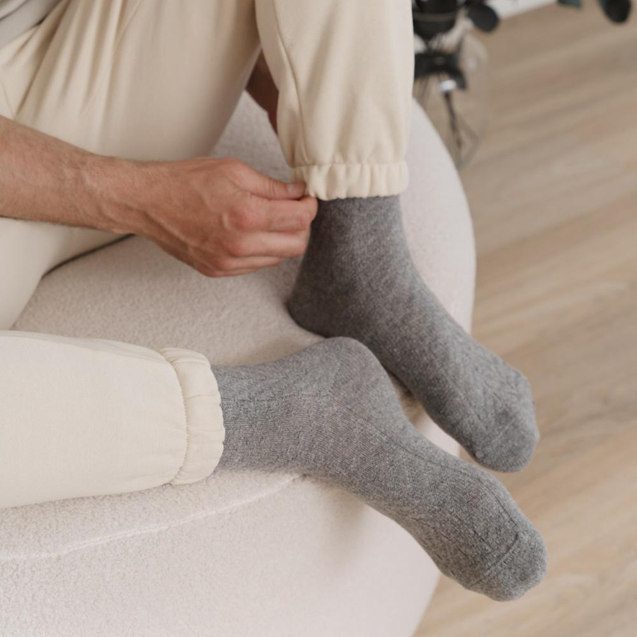 Skarpety wełniane Art.093 Jodełka