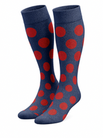 Podkolanówki damskie w grochy aPair