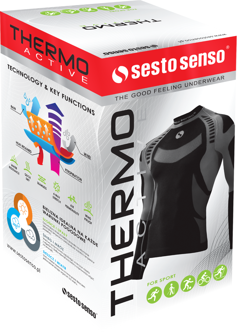 Koszulka Męska Termoaktywna z Długim Rękawem P983