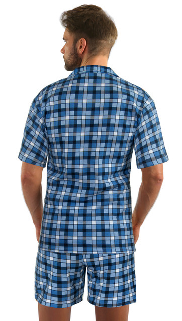 Piżama męska bawełniana rozpinana krótka 