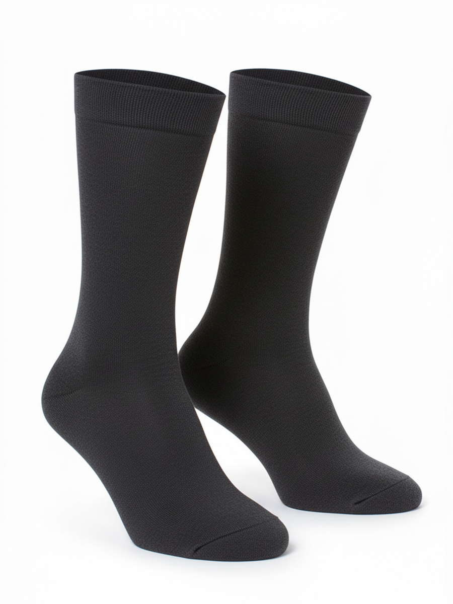 Skarpetki Męskie Garniturowe Gładkie