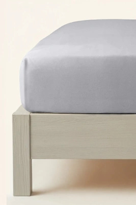 Prześcieradło Flannel Szare Z Gumką