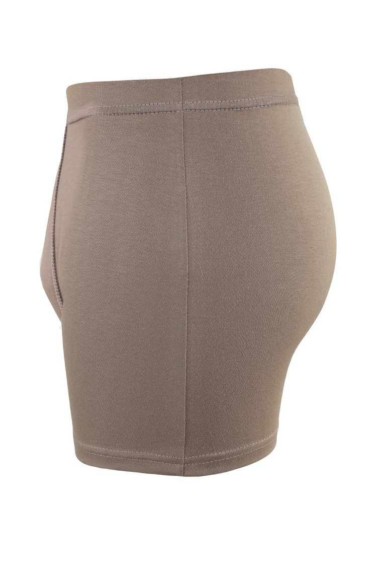 Beżowe bezuciskowe bokserki męskie 95% bawełna BM04 Sesto Senso – komfort i swoboda