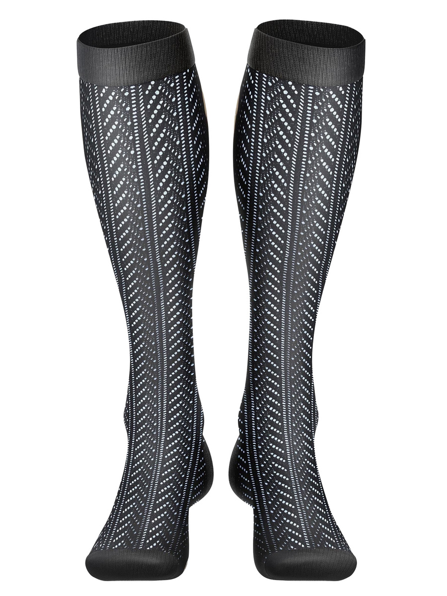 Podkolanówki Damskie Ażurowe Jodełka 330