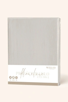 Prześcieradło Flanelowe Taupe Z Gumką