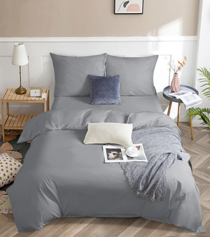 POŚCIEL SATYNA GRAFIT