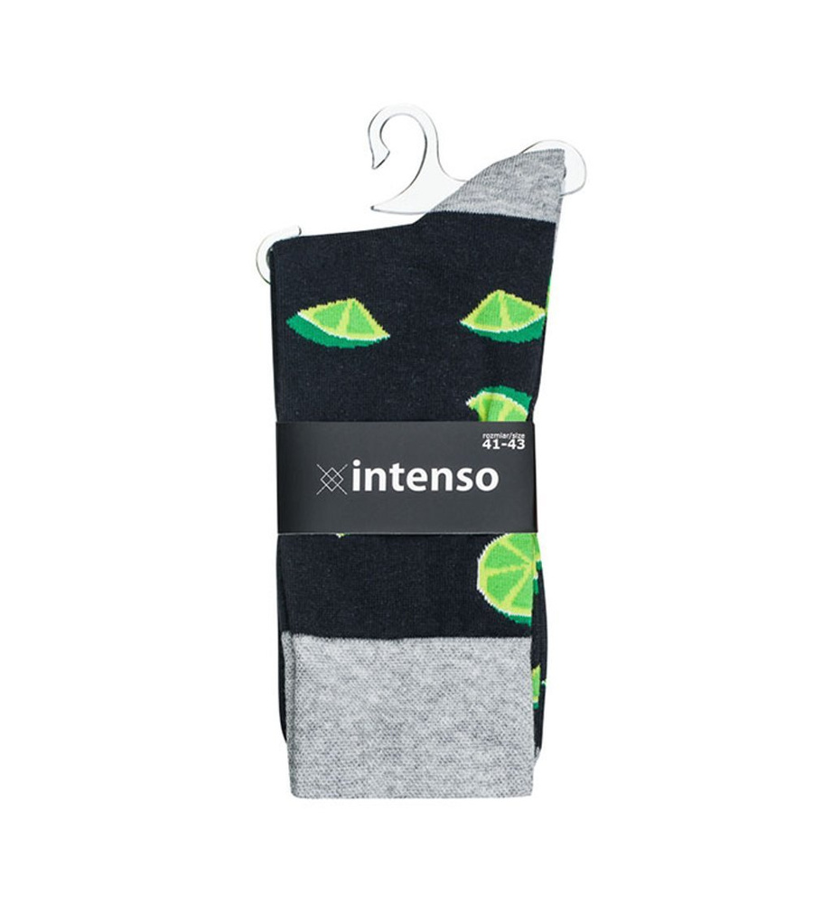 Kolorowe ZABAWNE bawełniane skarpety Art. 1917 Intenso