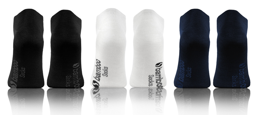 3X Stopki z włókna bambusowego EKO BAMBOO Sesto Senso