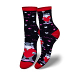 Skarpetki damskie Misie i serca