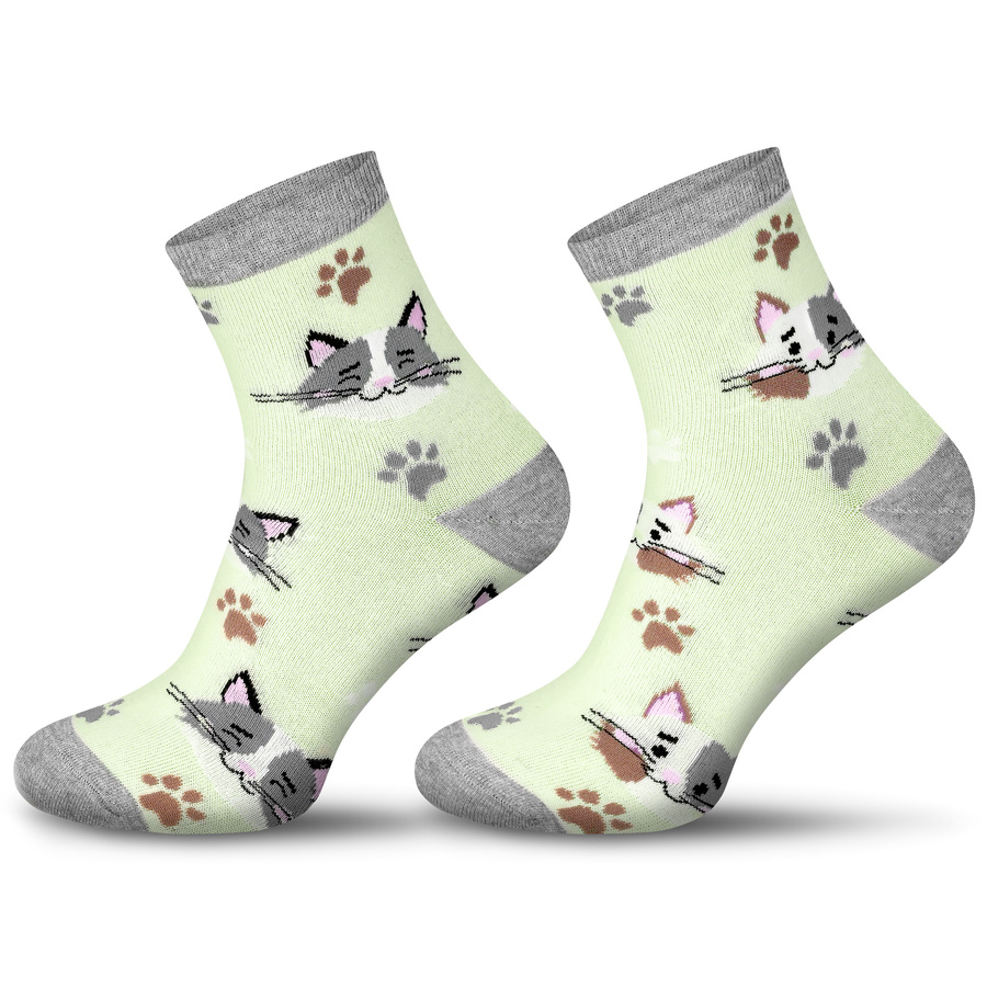 Skarpetki damskie nie do pary Kotki