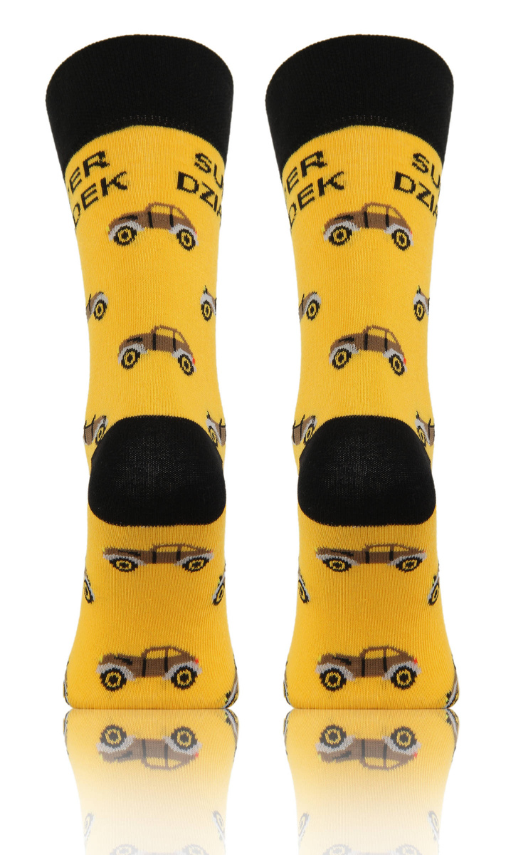 Kolorowe skarpety super dziadek Sesto Senso