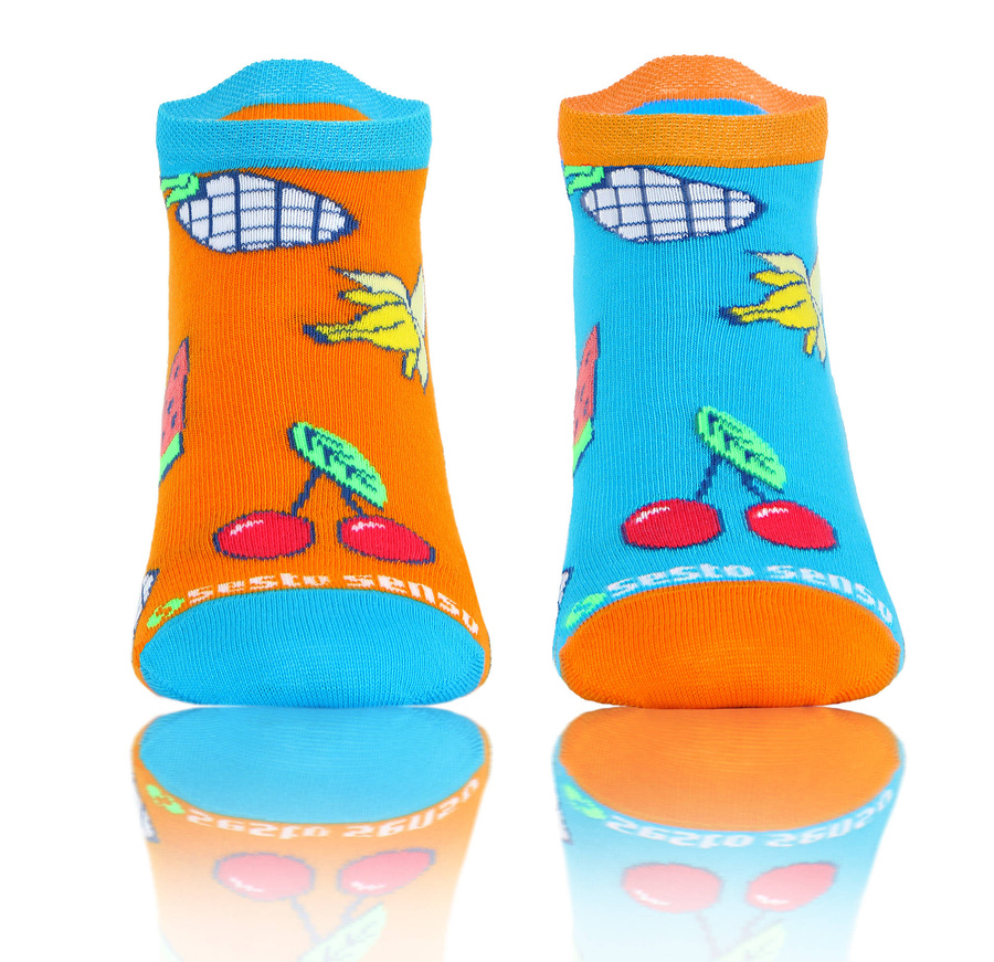 Owoce skarpety stopki unisex 90% bawełna Finest Cotton Sesto Senso – styl i wygoda