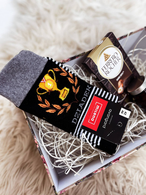 Skarpetki męskie czarne bawełniane