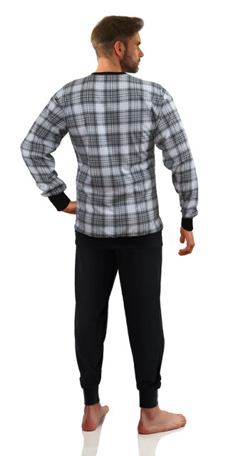 Piżama męska bawełniana długa