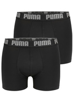 Bokserki Męskie 2 Pack Puma Comfort Stretch Czarne