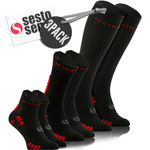 Zestaw 3-pak skarpety sportowe SKB09 SKB11 SKB12 Sesto Senso – idealne dla aktywnych