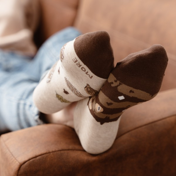 kolorowe stopki Damskie/Męskie Kakao More Fashion