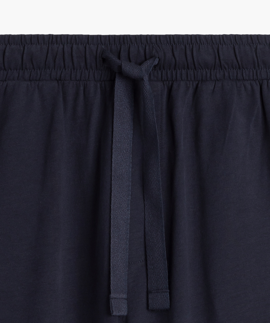 Granatowe komfortowe piżamy męskie NMP-376 Atlantic – wygoda i styl na noc.