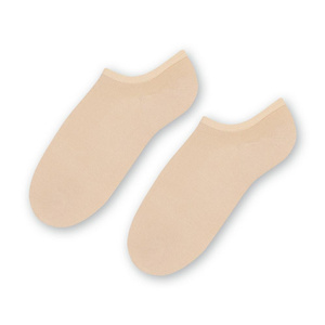 Niewidoczne mini stopki damskie/męskie art. 007 jasny beż Steven