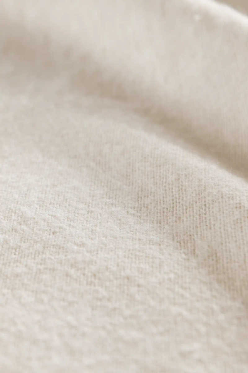 Jasny beżowy miękka flanela prześcieradło 160 g/m² Spod Igły i Nitki – komfort i ciepło