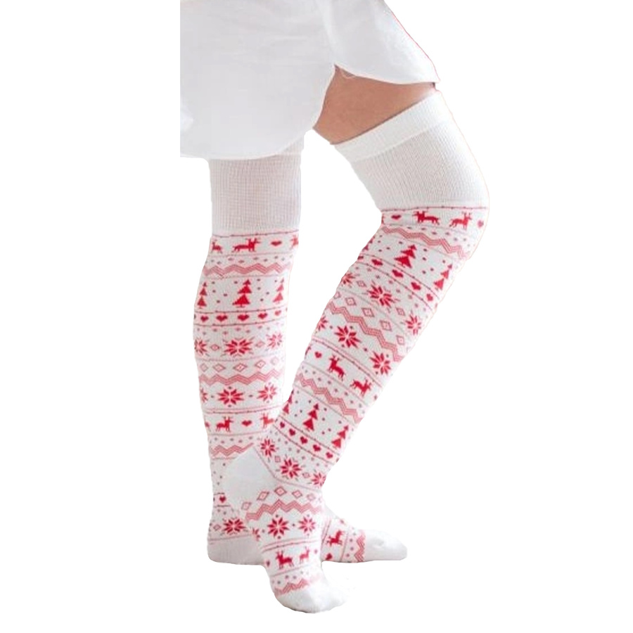 Zakolanówki dziecięce świąteczne