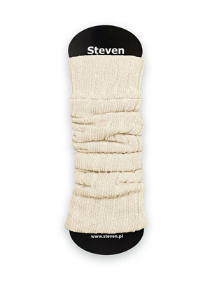 Wełniane Getry Damskie Ecru Akryl-Wełna