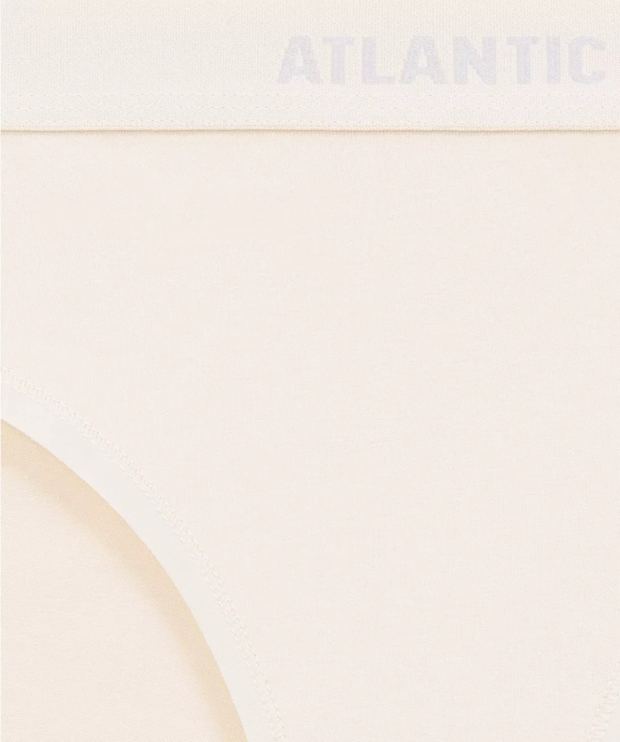 Figi Damskie Seria 3clp-012b Ecru Beżowy